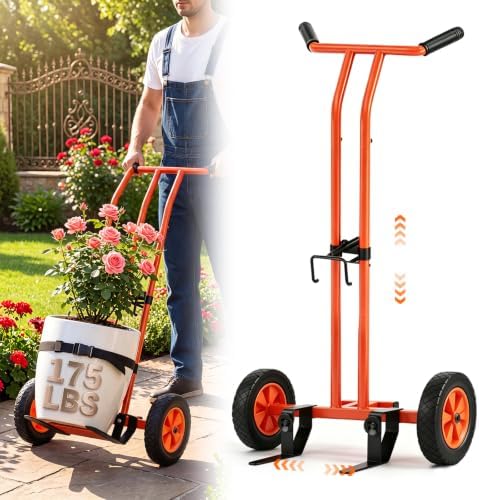 Heavy Duty Plant Caddy with Wheels, Adjustable Plant Dolly for Pots by Unknown