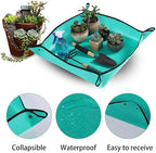 Repotting Mat Plant Mat Gardening Planting Mat Foldable Garden Flower Pots Mats Transplanting Waterproof Mats 50-100CM(100cmx100cm) - Image 4