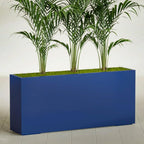 Greenline Alice Tall Rectangular Fiberglass Planter, Outdoor Planter Box - Image 2