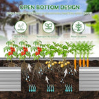 6x3x1FT Galvanized Raised Garden Bed, Metal Planter, Silver,1 Pack - Image 5