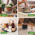 6 8 10 Inch 6 Pack Diatomite Plant Saucers for Indoors, Plant Drip Tray - Image 7