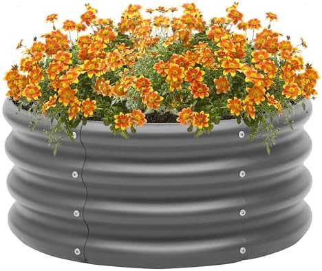 Besebay 2-Pack 2x1ft Galvanized Raised Garden Bed, Outdoor Planter Bed, - Image 7