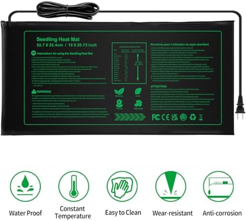 Seedling Heat mat | 3 Pack | Durable Waterproof | Heat Mats for Seed Starting,Seed Germination Heating Mat 10 x 20.75 Inch - Image 6