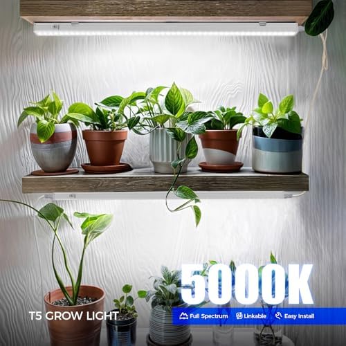 Barrina T5 Grow Light, 5000K White Full Spectrum LED Grow Light 2ft, 8 Pack - Image 2