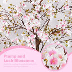 Caxchiling Artificial Cherry Blossom Tree 6FT, Pink Faux Floor Tree - Image 3