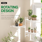 Window Plant Shelf, Wall Mounted Rotating Plant Holder Indoor - Image 6
