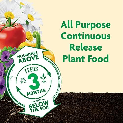 Miracle-Gro Shake 'N Feed All Purpose Plant Food - Outdoor and Indoor Plant Food for In-Ground and Containers, Feeds for up to 3 Months, 8 lbs. (Pack of 4) - Image 3