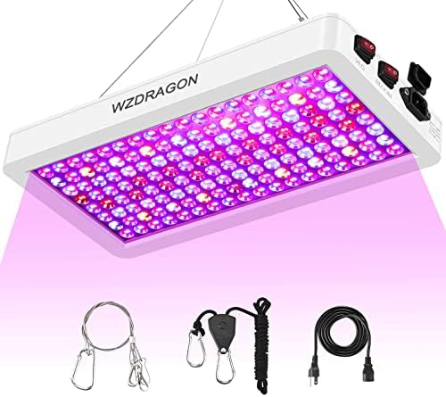 Upgraded BW2000 LED Grow Lights, Full Spectrum Grow Light for Indoor Plants by WZDRAGON