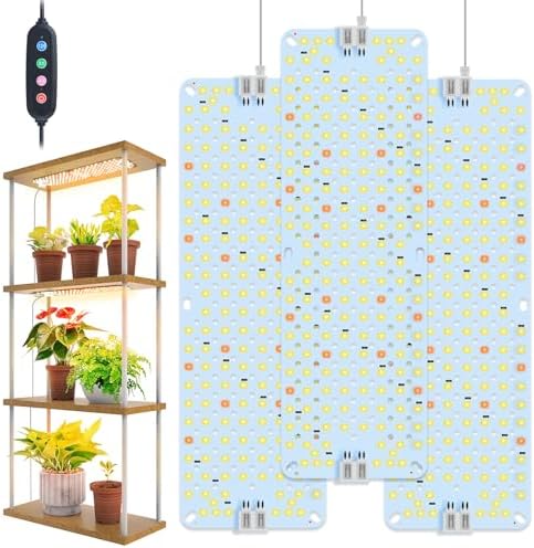 FECiDA High Output Flat Panel Grow Lights for Indoor Plants & Small Shelves by FECiDAGrowLight