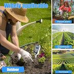 Soil Moisture Meter, 7-in-1 Soil PH Tester/Soil Moisture/Fertility with Removable Probe, Digital Air Temp/Humidity/Sunlight Intensity/BGR Spectral for Plants Gardening, Lawn and Indoor Outdoor Plants - Image 6