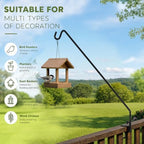 MIXXIDEA 2 Pack Heavy Duty Extensible Adjustable Deck Hooks for Hanging Bird Feeders, Plants, Suet Baskets, Wind Chimes, Lanterns - Image 3