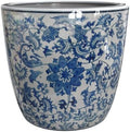 Red Lantern 6" Planter - Blue and White Floral by RedLantern