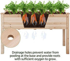 Yaheetech Raised Garden Bed 2Pcs Elevated Wood Planter Box Outdoor, Wood - Image 4