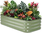 1MORE Raised Garden Bed,3 in 1 Modular Planter Raised Bed,4x2x1ft,Green-1Pk by 1MORE