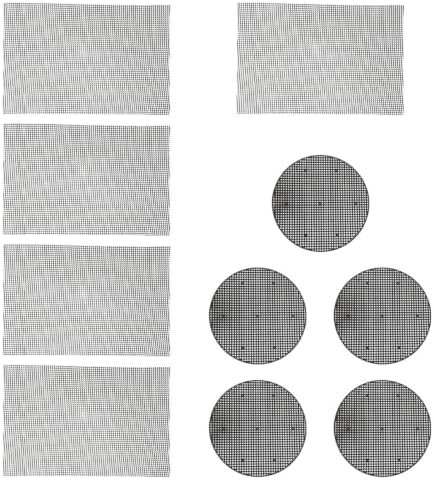 SHINEOFI 50pcs Round Fiberglass Planter Mesh Drainage Screen Pads for Pots by Unknown