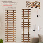 Pack of 2 Vertical Wooden Wall Planter Trellis for Climbing Plants, 35.43" - Image 3
