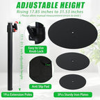 Adjustable Plant Risers for Inside Pots, Metal Planter Insert, with 3 Board - Image 2