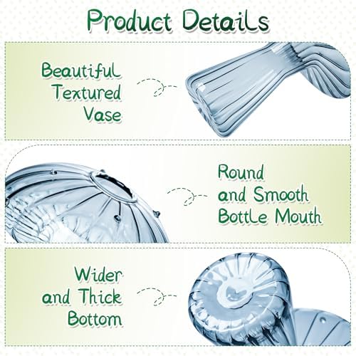 Mushroom Vase, Set of 10 Colored Glass Propagation Stations Vases - Image 4