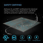 AC Infinity SUNCORE A3X2, Seedling Mat 10" x 20.75" Heat Control, Two-Pack - Image 5