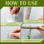 Bucherry Jungle Party Decoration Set 68.9ft Artificial Hanging Willow Vines - Image 3