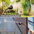 RESTMO Watering Wand Heavy Duty, 15-Inch Long Hose Nozzle Sprayer - Image 6