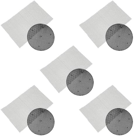 50pcs Plant Pot Mesh Drainage Screen Round Fiberglass Grid Mat by GAROZATION