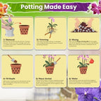 DUSPRO 4in1 Orchid Potting Mix for Repotting,Pre-Mixed & Ready to Use, 20QT - Image 5