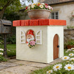 Decorative Roman Column Pedestal, English Rosette Indoor Outdoor Sculptural Garden Plinth Base Statue Riser, Weatherproof Sturdiness Plinth Base Statue Riser for Statues, Flower Pots, Decor, Cast Stone Resin (1454) - Image 7