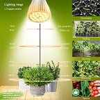 MILYN 4 Pack LED Grow Light Bulb, 30W Full Spectrum Plant Light Bulb Warm LED Grow Lights for Indoor Plants Vegetables, Flowers, Houseplants and Seedlings, E26 Lamp for Greenhouse, Garden, Hydroponic - Image 2