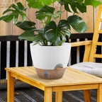 QRRICA 9/10/12 Inch Self Watering Pots for Indoor & Outdoor Plants - Image 4