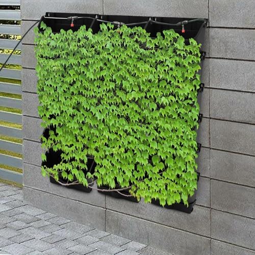 Self-Watering Wall-Mounted Planter, Vertical Garden Planter Set with 18 Pots, Stackable Plant Grow Pots with Electronic Timer for Growing Veggies, Fruits, Herbs, Flowers. - Image 5