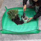 Waterproof Foldable Planting Mat Garden Potting Pad for Flowerpot Transplanting Mixing Soil Plant Pruning Tool for Indoor Plant Repotting(Green-3 Size) - Image 4