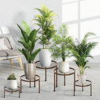 CADANI 5-Pack Metal Plant Stands for Outdoor Indoor, Anti-Rust Iron Flower Pot Stand, Heavy Duty Plant Pot Shelf for Multiple Plant, Decoration Racks for Home, Patio & Garden - Image 5