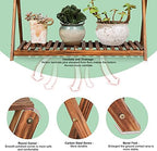 Wooden Plant Shelf Indoor, Narrow Plant Bench for Multiple Plants - Image 3