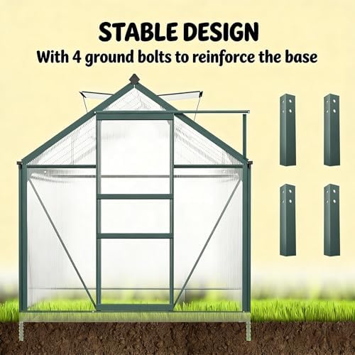 Portable Walk-in Greenhouse for Outdoors, Mini Grow Tent Plant Cabinet - Image 4