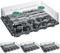homenote 4 Pack 20 Cell Seed Starting Trays with 4 Vented Humidity Domes by HOMENOTE