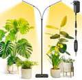 Grow Lights for Indoor Plants, Dual Head 40W Full Spectrum Floor Grow Light by MistyJungle