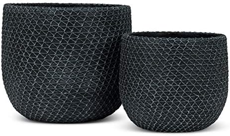 Abbott Collection Large Mesh Texture Planter - Image 2