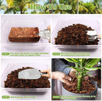 Riare 10 Pack Organic Coco Coir Chips for Plants, 11 lb Coconut Husk Bricks - Image 5