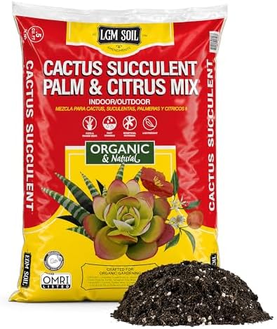 Cactus & Succulent Soil Mix, 0.5 Cu Ft by LGMSoil
