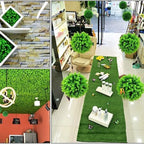 Decorative Faux Greenery Fake Plants 24in, Grass Balls Decorative Decor, Garden Spheres Outdoor, Decorative Balls for Home Decor, Artificial Plant Topiary Ball Tree - Image 5