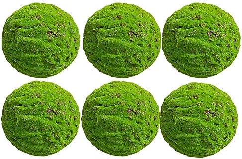 Green Artificial Moss Balls, Handmade Sphere Moss Hanging Balls for DIY Wedding Party Home Hotel Decoratio, Hangin Plants Landscape Landscaping Ball (Color : Diameter: 30cm/11.81in, Size : 6pcs) by WIGING