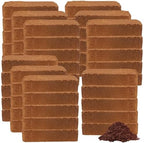 Coco Bliss Coco Coir Bricks (50-Pack, 650gm Bricks) - Organic Coco Coir for Plants - OMRI-Listed Coconut Coir for Plants - Coconut Coir Bricks - Coco Peat for Plants, Garden Soil, & Organic Mulch by Plantonix