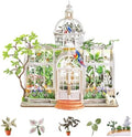 Rolife Greenhouse Miniature House Kit with LED Light by Rolife