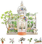 Rolife Greenhouse Miniature House Kit with LED Light by Rolife