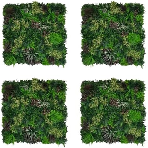 GreenSmart Premium Artificial Grass Wall Panels | Realistic Plant Greenery Privacy Panels | Decor for Fence, Garden, Patio & Balcony | Never Fade Indoor Outdoor Use (Tuscany) by GreenSmartDekor