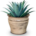 Headwind Glazed Ironstone Vanhorne Collection – 14" Papyrus Beige Decorative Plant Pot – Lightweight & Triple Coated w/Drainage Flower Pot for Indoor Plants & Outdoor Planter Use by Robert Allen by Headwind
