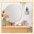 LemonRoad 2 Pack Vintage Brass Toilet Paper Holder Wall Mounted Antique Decorative Toilet Paper Holder for Plant and Candles, Victorian Bathroom Decor Accessories, for Roll with Diameter Within 5 Inch - Image 6