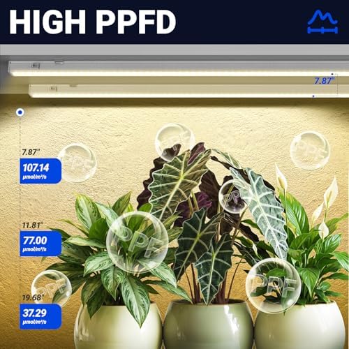 Barrina T5 Grow Light, 5W 1ft Plant Lamp for Indoor Plants, Yellow, 8 Packs - Image 3