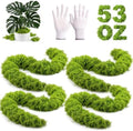 3.3 lb Artificial Moss for Crafts with Gloves -Decorative Light Green Fake Moss for Fairy Garden Planter Filler Wedding Centerpieces DIY Decorations and Indoor Decor by Unknown